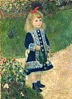 A Girl with a Watering Can by Pierre Auguste Renoir
